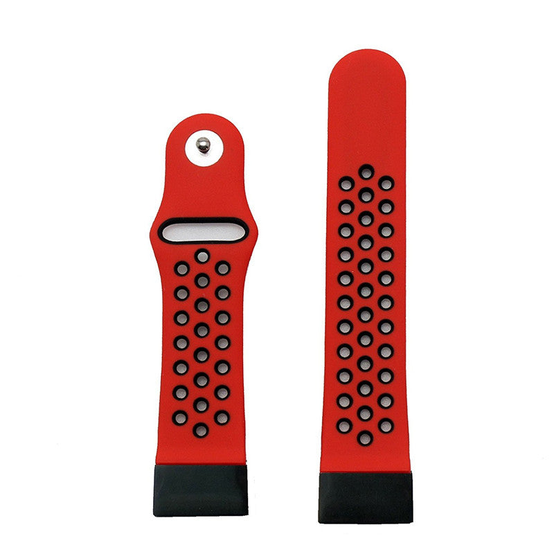 26mm Two-tone Silicone Watch Band for Garmin Fenix 5X