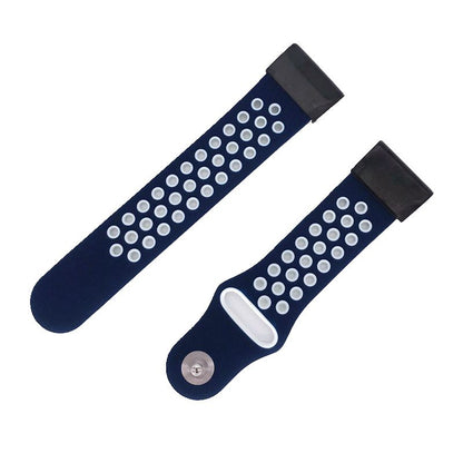 26mm Two-tone Silicone Watch Band for Garmin Fenix 5X