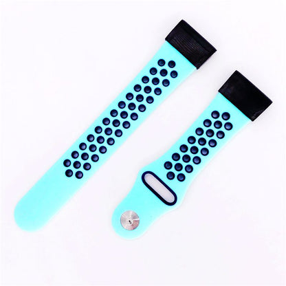 26mm Two-tone Silicone Watch Band for Garmin Fenix 5X