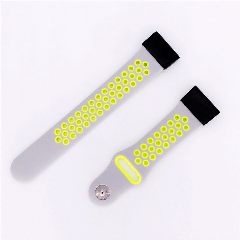 26mm Two-tone Silicone Watch Band for Garmin Fenix 5X
