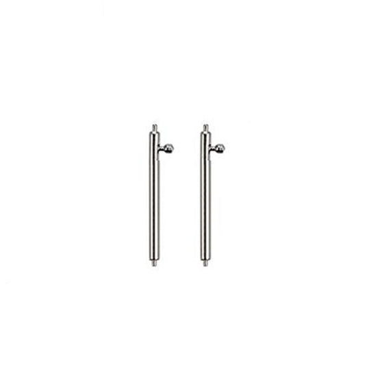 2Pcs/1 Pair for Samsung Galaxy Watch 42mm/Watch Active/Gear S2 20mm Stainless Steel Watch Band Connectors Rod