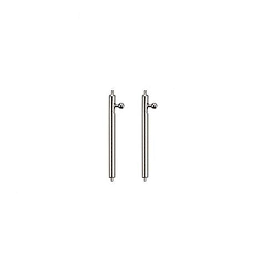 2Pcs/1 Pair for Samsung Galaxy Watch 46mm/Samsung Gear S3 Classic/S3 Frontier 22mm Stainless Steel Watch Band Connectors Replacement