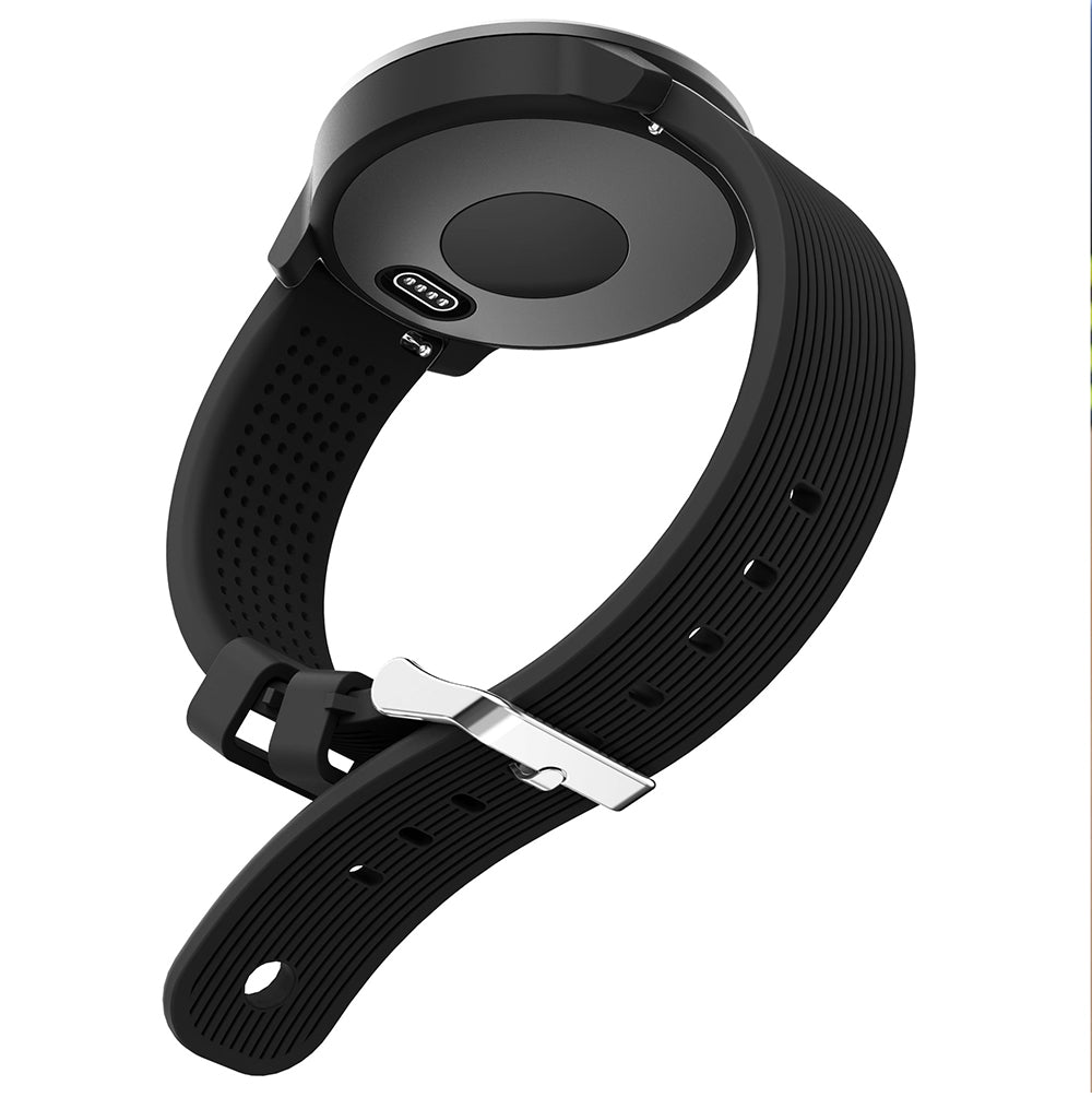 20mm Stripes Texture Silicone Watchband for Garmin Vivoactive 3 Adjustable Watch Strap Replacement