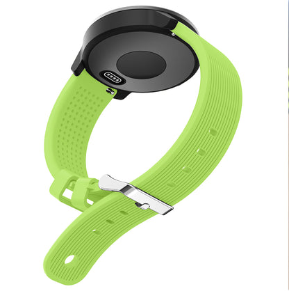 20mm Stripes Texture Silicone Watchband for Garmin Vivoactive 3 Adjustable Watch Strap Replacement