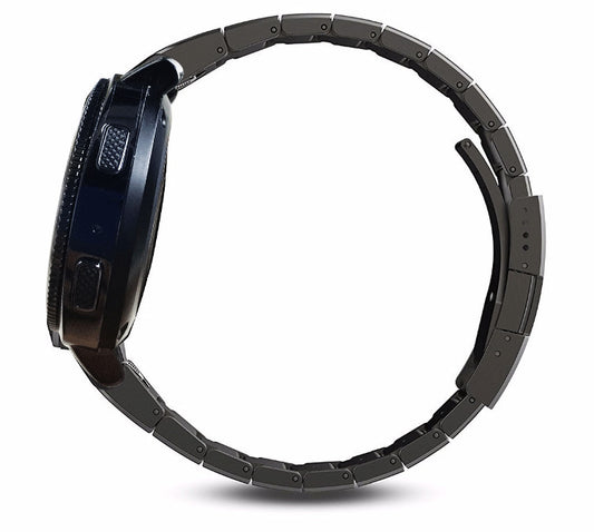 20mm One Bead Stainless Steel Watch Strap with Adjustable Clasp and Links for Samsung Galaxy Watch Active