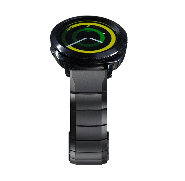 20mm One Bead Stainless Steel Watch Strap with Adjustable Clasp and Links for Samsung Galaxy Watch Active
