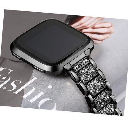 22mm Universal Rhinestone Decor Metal Watch Band for Huawei Watch GT / Samsung Gear S3 Classic / S3 Frontier