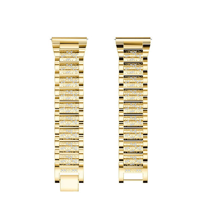 22mm Universal Rhinestone Decor Metal Watch Band for Huawei Watch GT / Samsung Gear S3 Classic / S3 Frontier