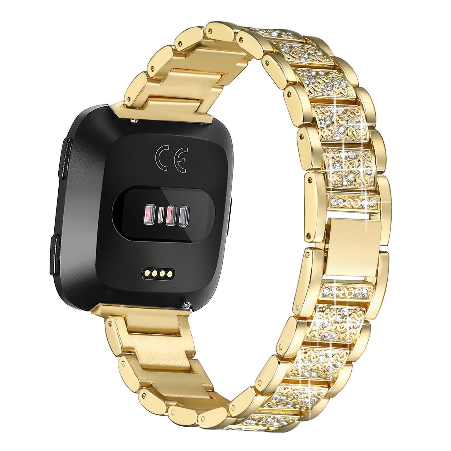 22mm Universal Rhinestone Decor Metal Watch Band for Huawei Watch GT / Samsung Gear S3 Classic / S3 Frontier