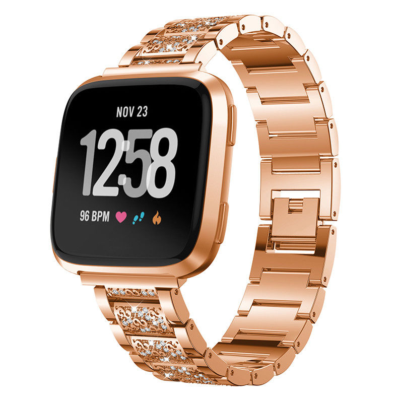 22mm Universal Rhinestone Decor Metal Watch Band for Huawei Watch GT / Samsung Gear S3 Classic / S3 Frontier
