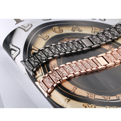 22mm Universal Rhinestone Decor Metal Watch Band for Huawei Watch GT / Samsung Gear S3 Classic / S3 Frontier