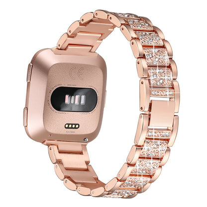 22mm Universal Rhinestone Decor Metal Watch Band for Huawei Watch GT / Samsung Gear S3 Classic / S3 Frontier