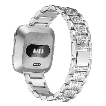 22mm Universal Rhinestone Decor Metal Watch Band for Huawei Watch GT / Samsung Gear S3 Classic / S3 Frontier