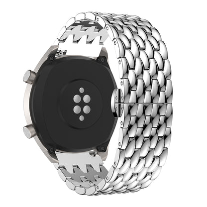 For Huawei Watch GT / Samsung Galaxy Watch 46mm / Samsung Gear S3 Frontier / Gear S3 Frontier 22mm S3 Alloy Butterfly Clasp Watch Strap Link Bracelet