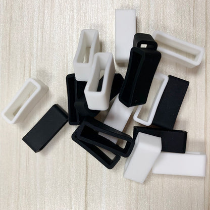 100PCS/Pack Silicone Buckle Ring Loop Holder for Smart Bracelet Watch Band, Size: 20mm