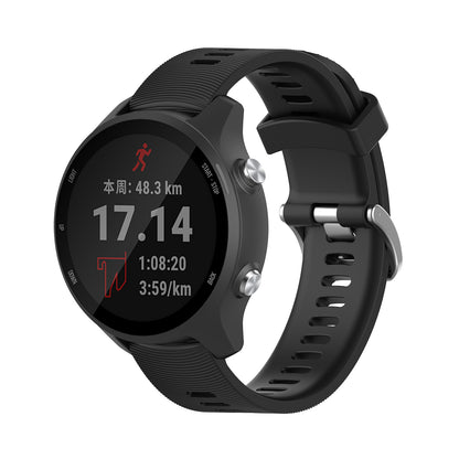 20mm Silicone Watch Strap for Garmin Forerunner 245 Smart Watch Band Replacement