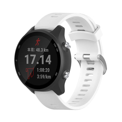 20mm Silicone Watch Strap for Garmin Forerunner 245 Smart Watch Band Replacement