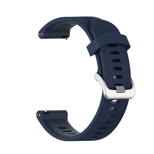 20mm Silicone Watch Strap for Garmin Forerunner 245 Smart Watch Band Replacement