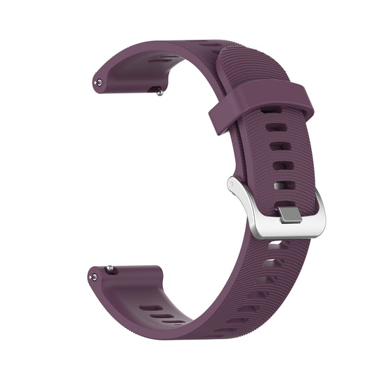 20mm Silicone Watch Strap for Garmin Forerunner 245 Smart Watch Band Replacement