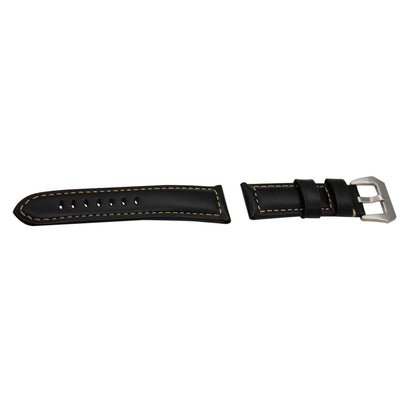 22mm Split Leather with Silver Buckle Watch Band for Huawei Watch GT