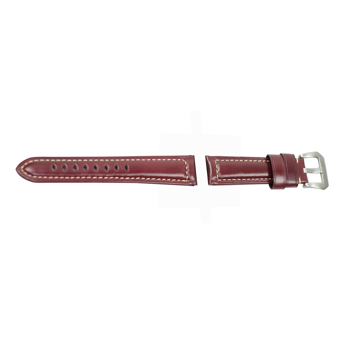22mm Split Leather with Silver Buckle Watch Band for Huawei Watch GT