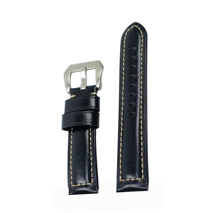 22mm Split Leather with Silver Buckle Watch Band for Huawei Watch GT
