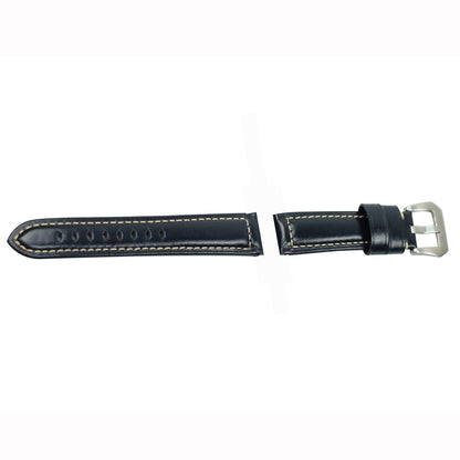 22mm Split Leather with Silver Buckle Watch Band for Huawei Watch GT