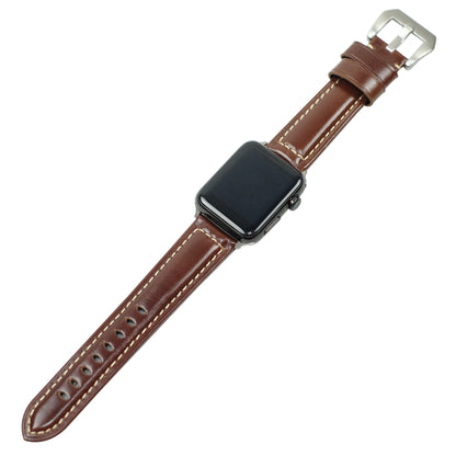 22mm Split Leather with Silver Buckle Watch Band for Huawei Watch GT