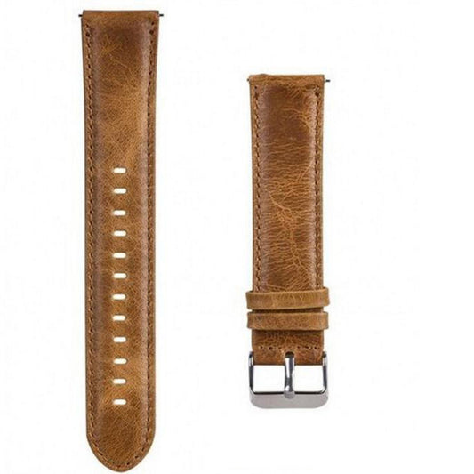 22mm Crazy Horse Texture Leather Smart Bracelet Strap for Huawei Watch GT