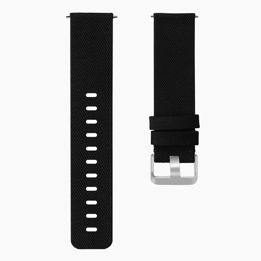 22mm Stainless Steel Clasp Nylon Wristband for Samsung Gear S3 Classic / Huawei Watch GT, etc.