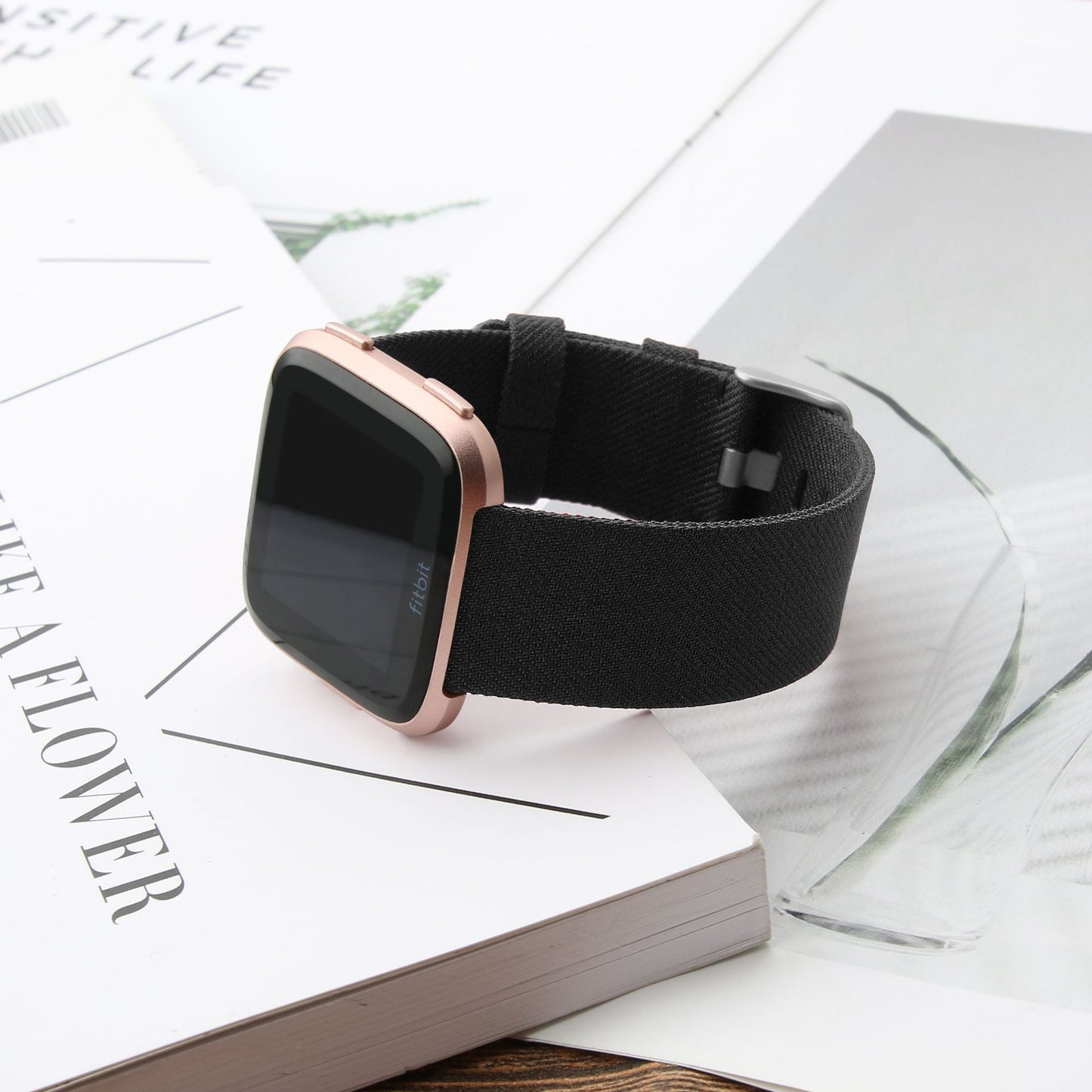 22mm Stainless Steel Clasp Nylon Wristband for Samsung Gear S3 Classic / Huawei Watch GT, etc.