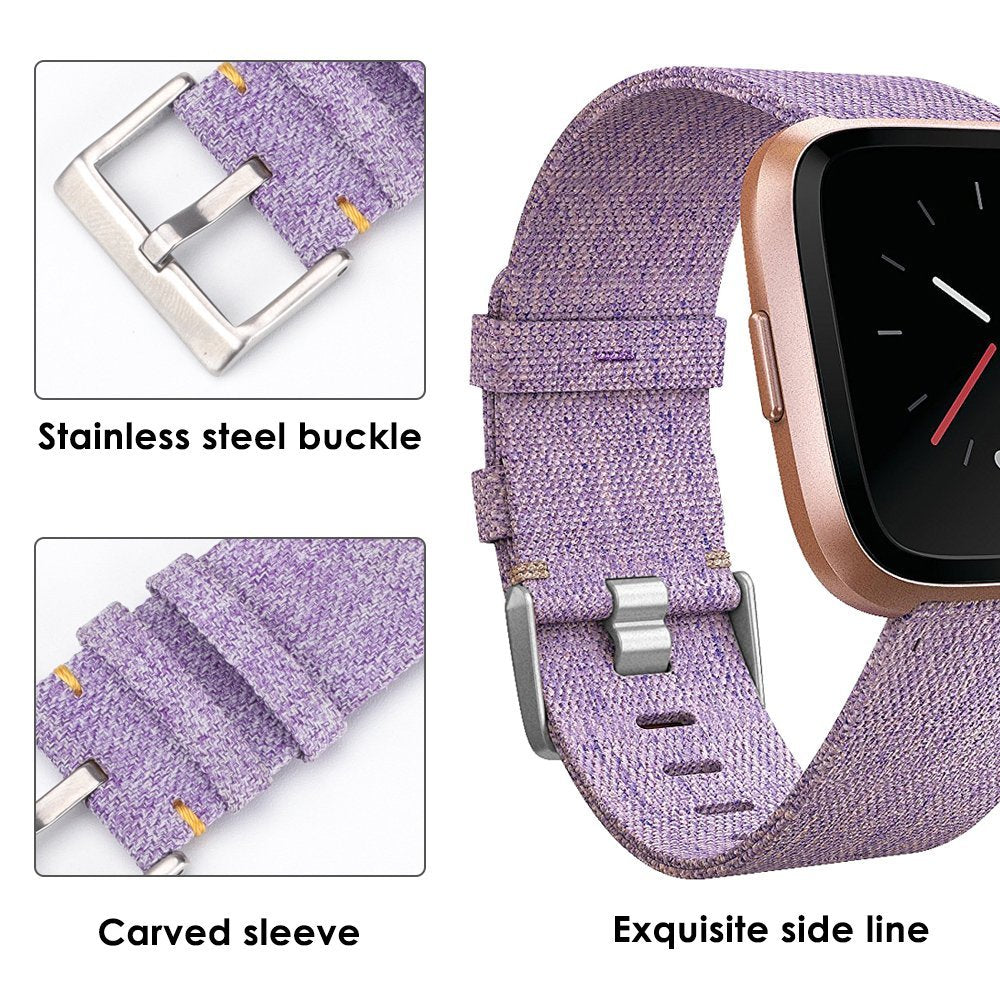 22mm Stainless Steel Clasp Nylon Wristband for Samsung Gear S3 Classic / Huawei Watch GT, etc.
