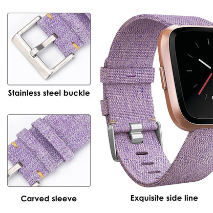 22mm Stainless Steel Clasp Nylon Wristband for Samsung Gear S3 Classic / Huawei Watch GT, etc.