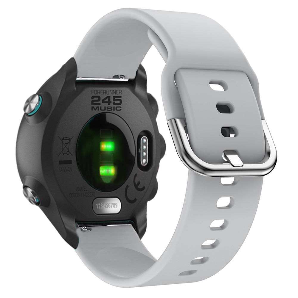 20mm Silicone Smart Watch Band for Garmin Forerunner 245