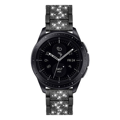 22mm Rhinestone Decor Stainless Steel Smart Watchband for Samsung Gear S3 Classic/Frontier