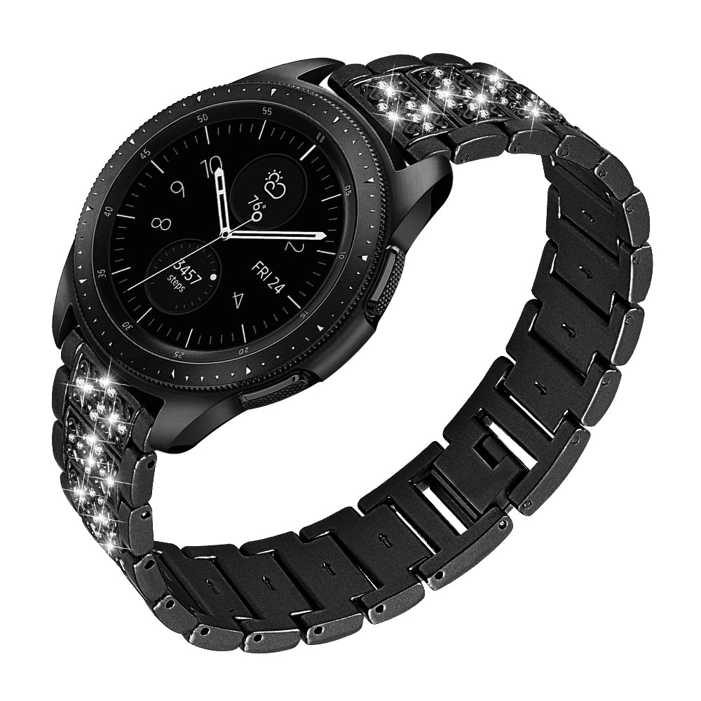 22mm Rhinestone Decor Stainless Steel Smart Watchband for Samsung Gear S3 Classic/Frontier