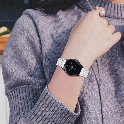 22mm Rhinestone Decor Stainless Steel Smart Watchband for Samsung Gear S3 Classic/Frontier