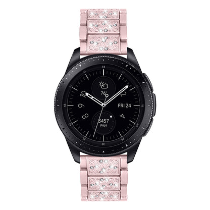 22mm Rhinestone Decor Stainless Steel Smart Watchband for Samsung Gear S3 Classic/Frontier