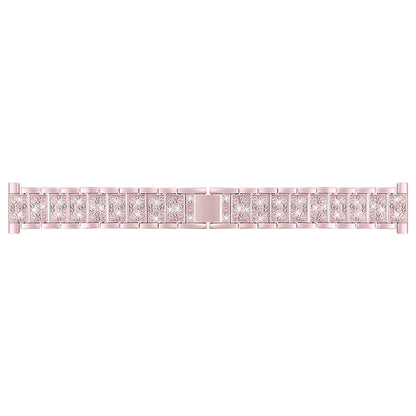 22mm Rhinestone Decor Stainless Steel Smart Watchband for Samsung Gear S3 Classic/Frontier