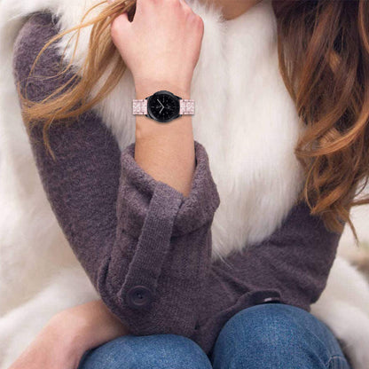 22mm Rhinestone Decor Stainless Steel Smart Watchband for Samsung Gear S3 Classic/Frontier