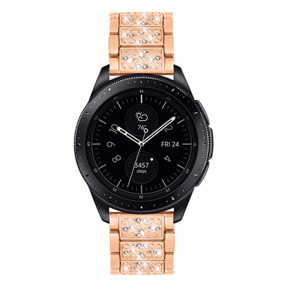 22mm Rhinestone Decor Stainless Steel Smart Watchband for Samsung Gear S3 Classic/Frontier