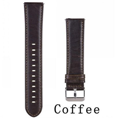 20mm Crazy Texture Genuine Leather Watch Band Bracelet Strap for Samsung Gear S2 Classic / S3 Classic