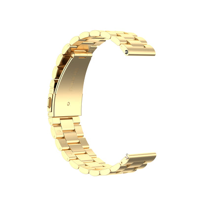 20mm Watch Band Stainless Steel for Samsung Galaxy Watch Active R500/Garmin Vivoactive 3, Folding Clasp Watch Strap Replacement