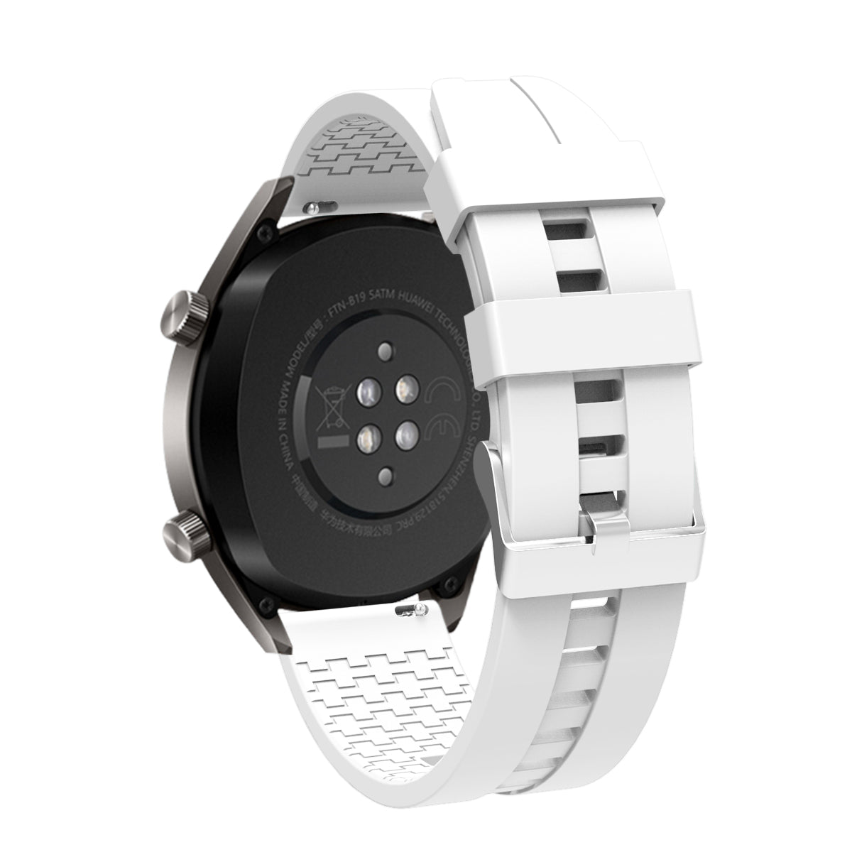 22mm Silicone Watch Strap Replacement Adjustable Watch Band for Huawei Watch GT