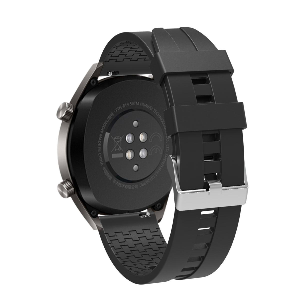 22mm Silicone Watch Strap Replacement Adjustable Watch Band for Huawei Watch GT