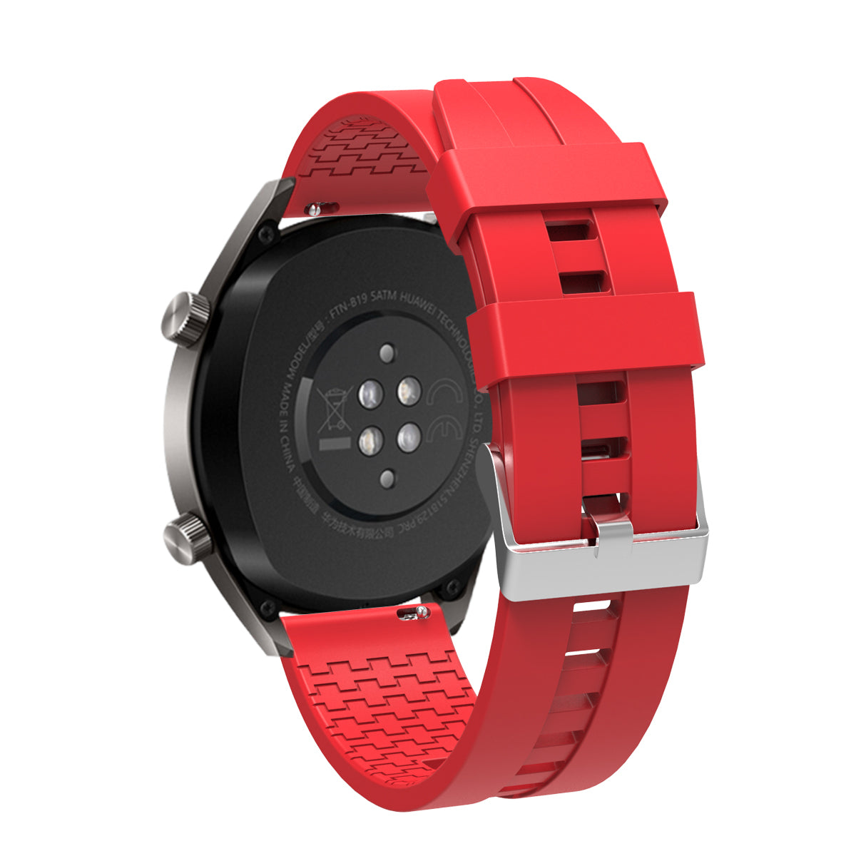 22mm Silicone Watch Strap Replacement Adjustable Watch Band for Huawei Watch GT