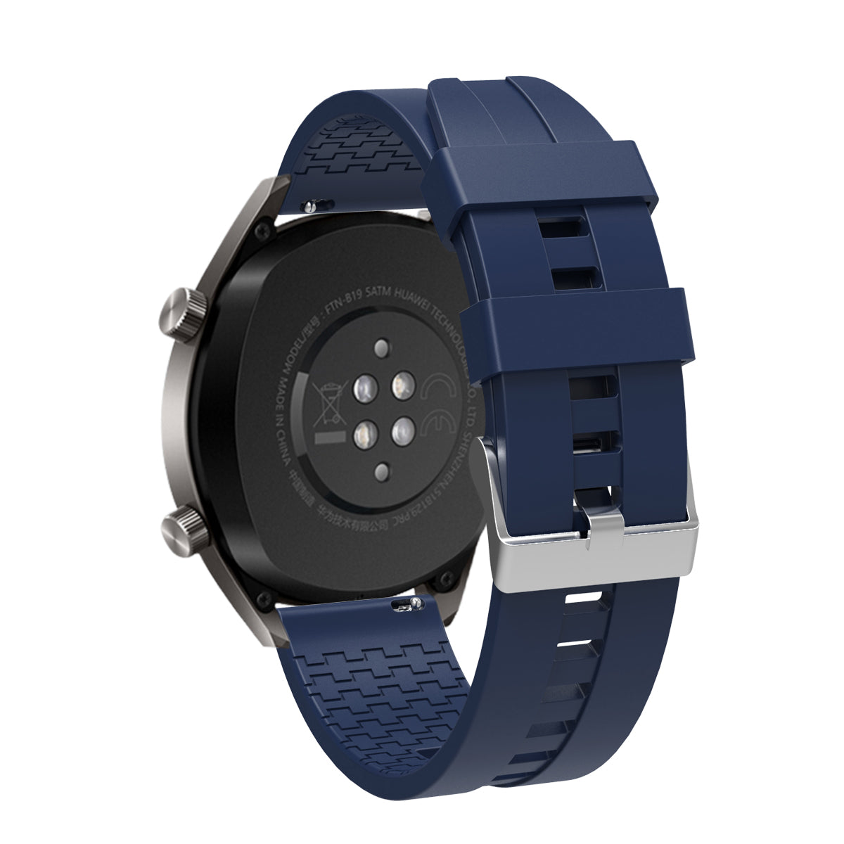 22mm Silicone Watch Strap Replacement Adjustable Watch Band for Huawei Watch GT