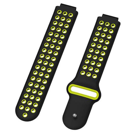 26mm Dual-colors Silicone Watch Strap Band for Garmin Forerunner 735XT/220/230/235/620/630