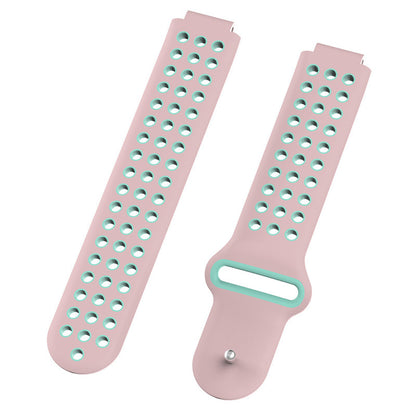 26mm Dual-colors Silicone Watch Strap Band for Garmin Forerunner 735XT/220/230/235/620/630