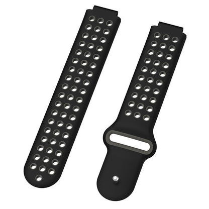 26mm Dual-colors Silicone Watch Strap Band for Garmin Forerunner 735XT/220/230/235/620/630